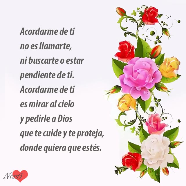 Acordarme de ti