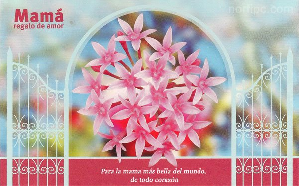 Postal para la mamá más bella del mundo, de todo corazón. #DiaMadre Postal para la mamá más bella del mundo, de todo corazón