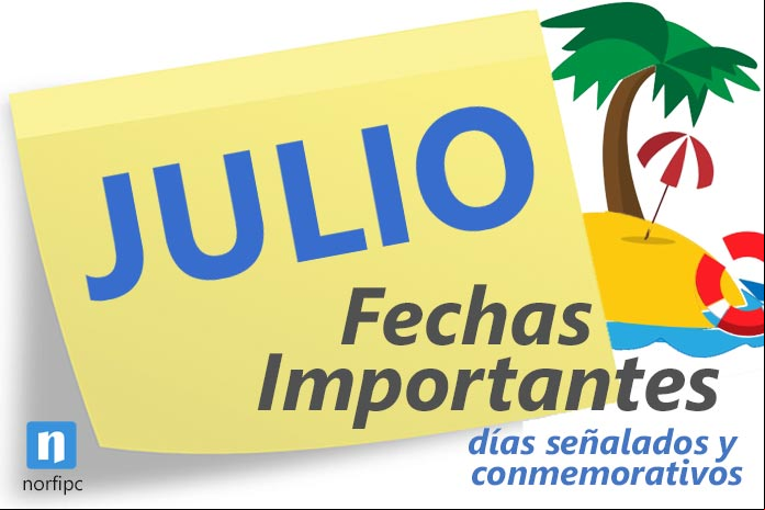 Fechas destacadas y días importantes del mes de Julio