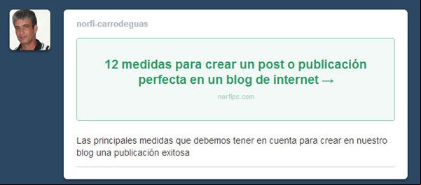 Publicación creada en Tumblr