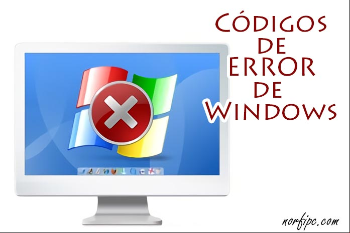 Códigos de error generados por Windows Códigos de error generados por Windows